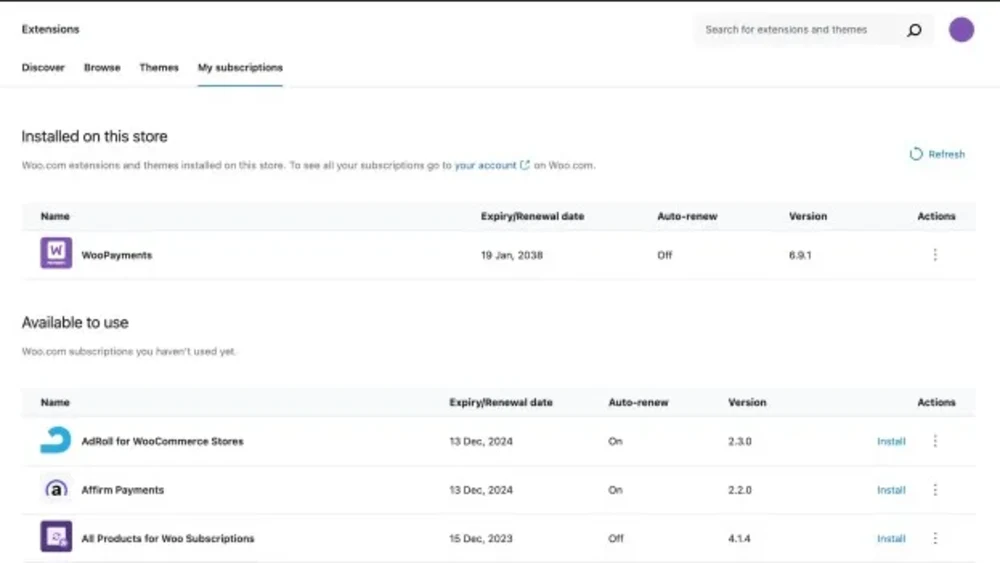 WooCommerce