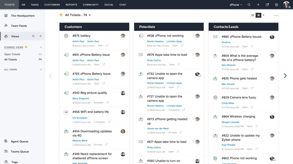 Zoho Desk