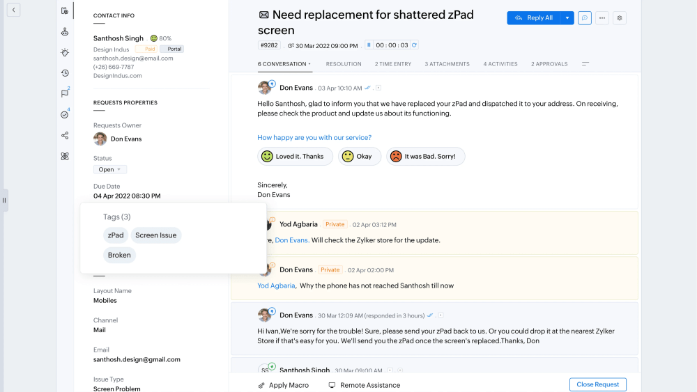 Zoho Desk
