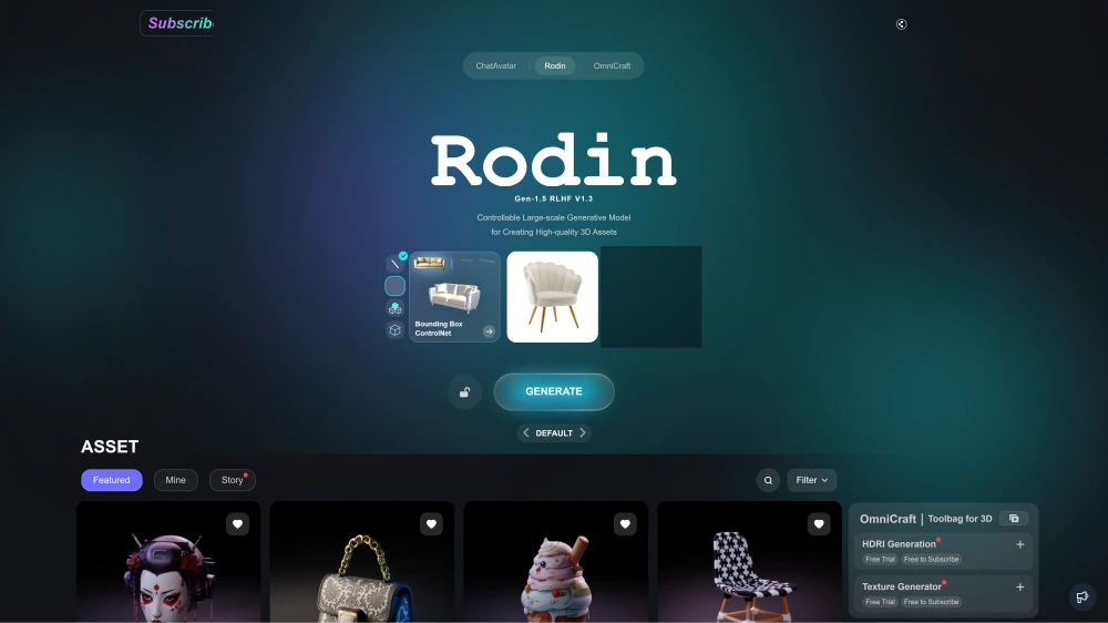 Rodin AI 3D (by Hyper3D)