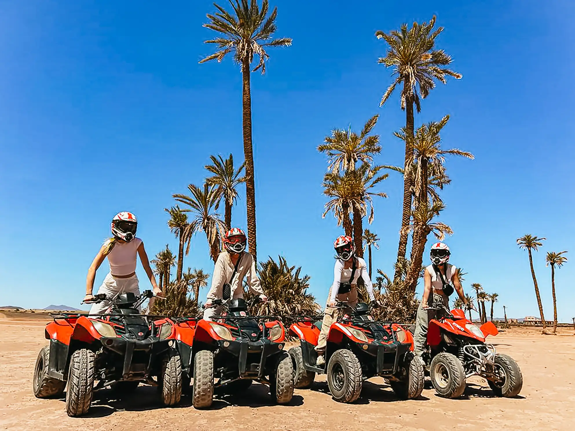 Marrakech: Quad Bike Tour to Palm Oasis and Jbilat Desert