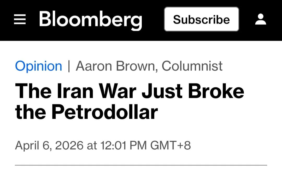 Petrodollar and Iran war