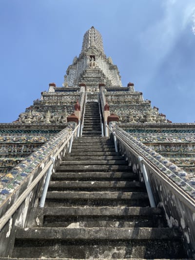 Steep stairs of Wat Arun