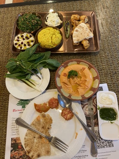 Hummus at Beirut Restaurant