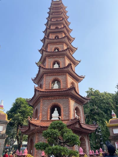 Inside Tran Quoc Pagoda