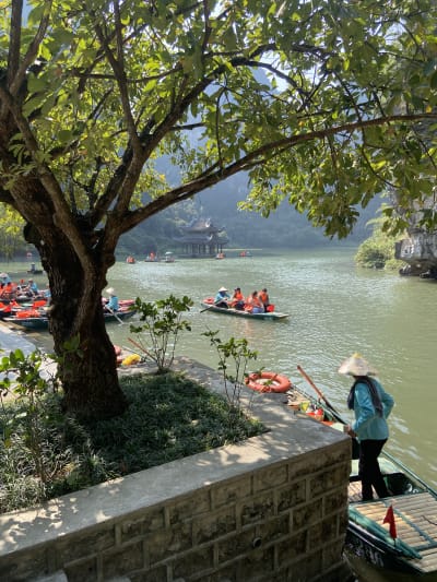 Peaceful moment on the water