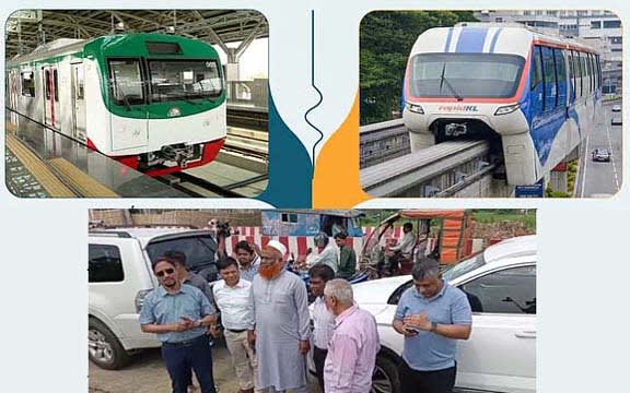 চট্টগ্রামে চলবে মনোরেল ও মেট্রোরেল