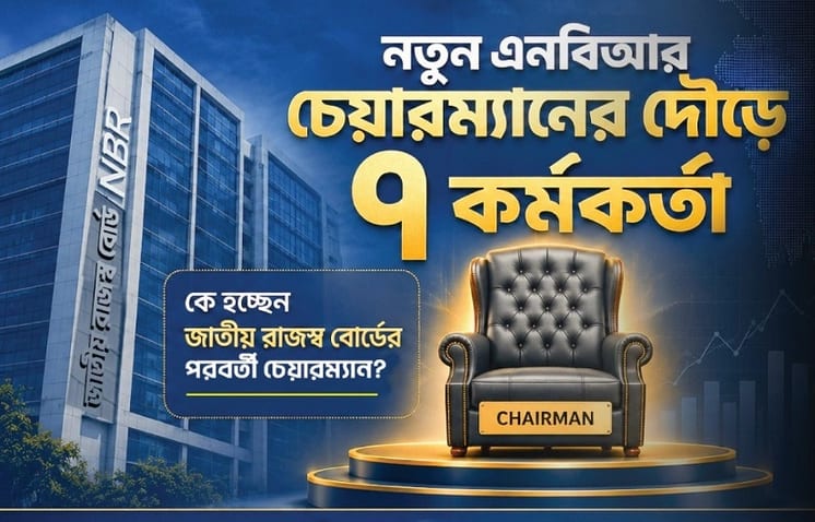 এনবিআরের নতুন চেয়ারম্যান হতে ৭ জনের রেস
