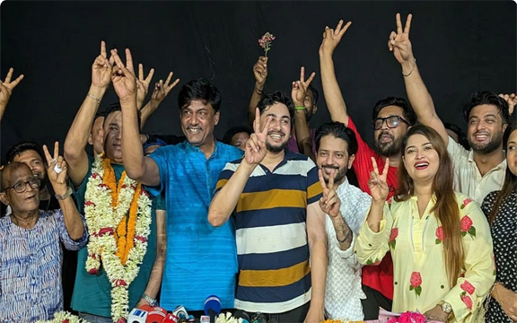 সভাপতি শিবা সানু, সাধারণ সম্পাদক জয় চৌধুরী