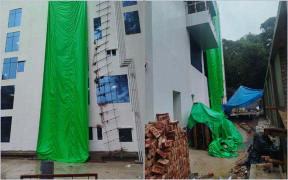 বিপিসির নতুন ভবনে ফাটল-বৃষ্টিতে সয়লাব, নির্মাণ নিয়ে প্রশ্ন