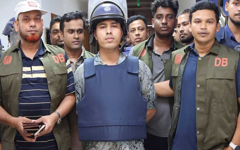 সন্ত্রাসী ডেভিড ইমন ১০ দিনের রিমান্ডে