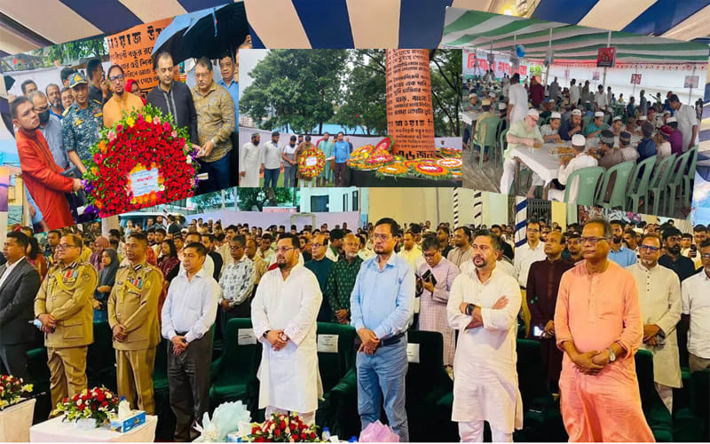 চট্টগ্রামে জুলাই স্মৃতিস্তম্ভে গণঅভ্যুত্থান দিবসে সর্বসাধারণের শ্রদ্ধা