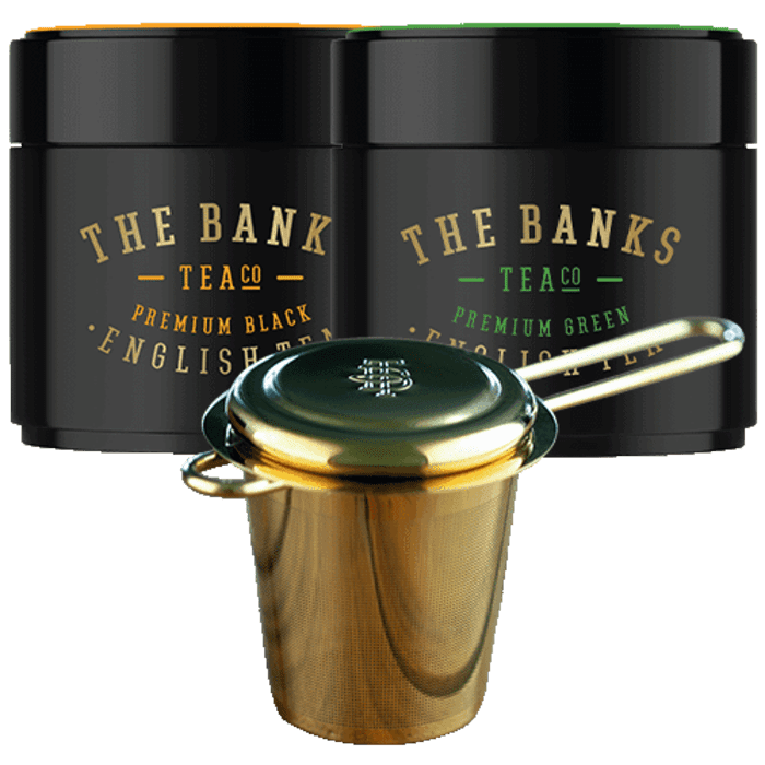 Premium Gift Set & Strainer - Banks Tea Shop