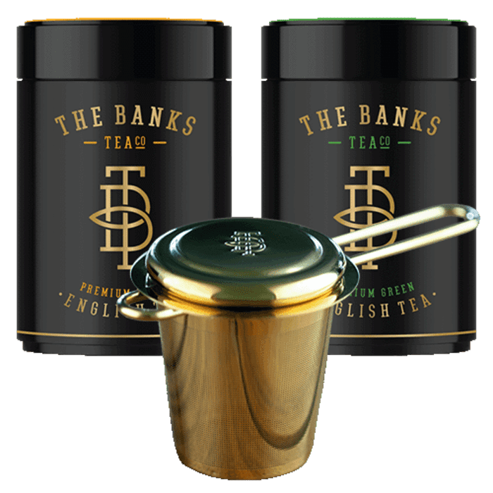 Premium Gift Set & Strainer - Banks Tea Shop