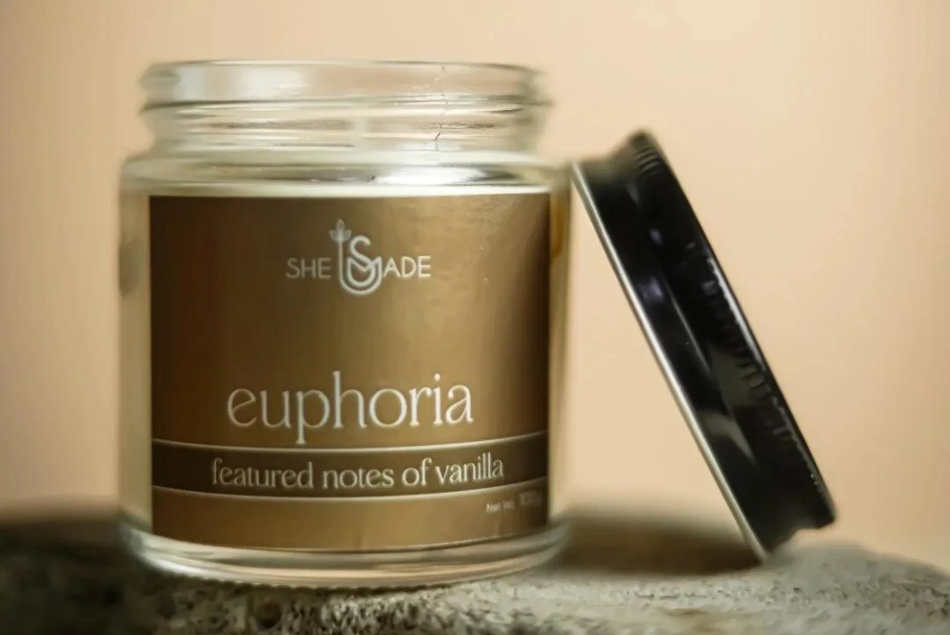 Euphoria Scented Candle (Vanilla) (100gm)