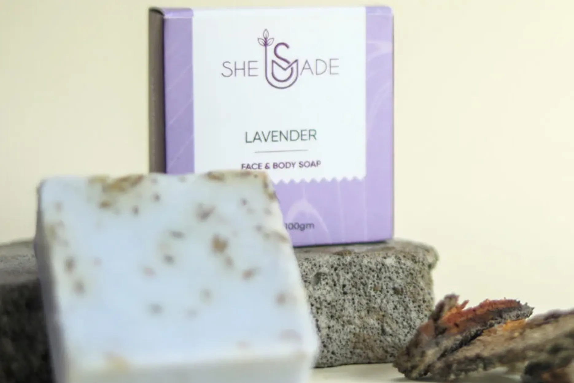 Lavender Handcrafted Soap (100gm)