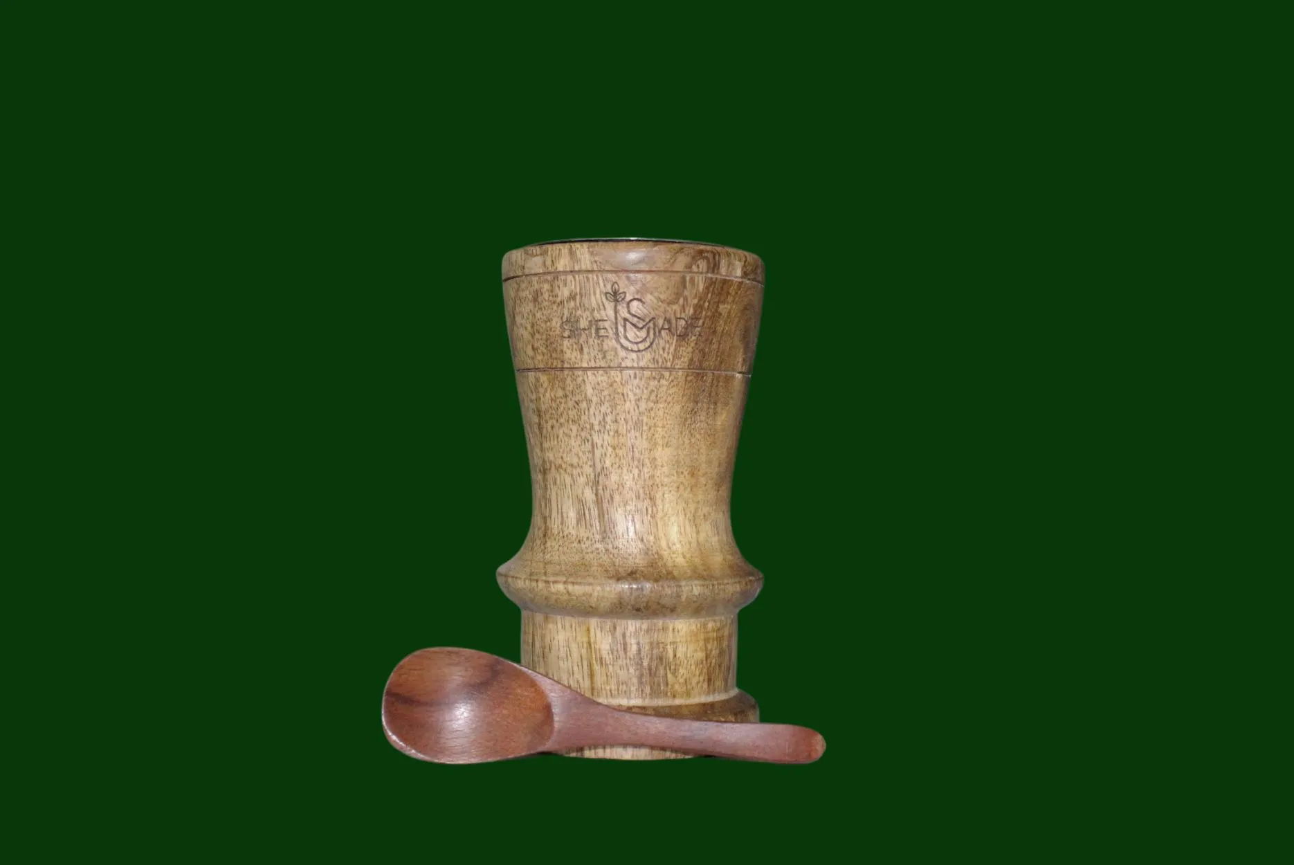 DHUNI WOODEN STAND WITH SPOON