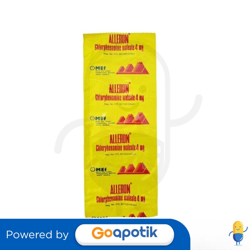 ALLERON 4 MG STRIP 10 TABLET