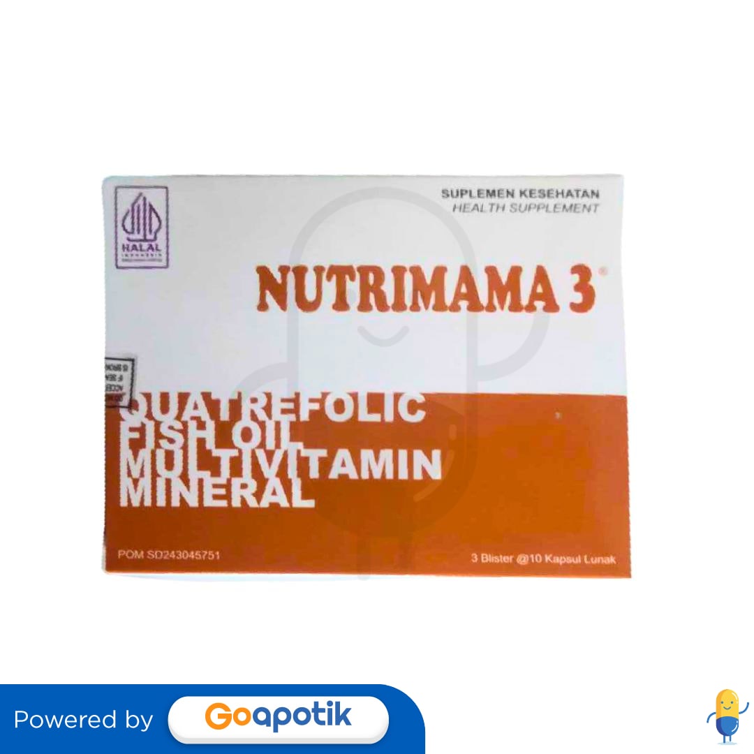 NUTRIMAMA 3 BOX 30 KAPSUL