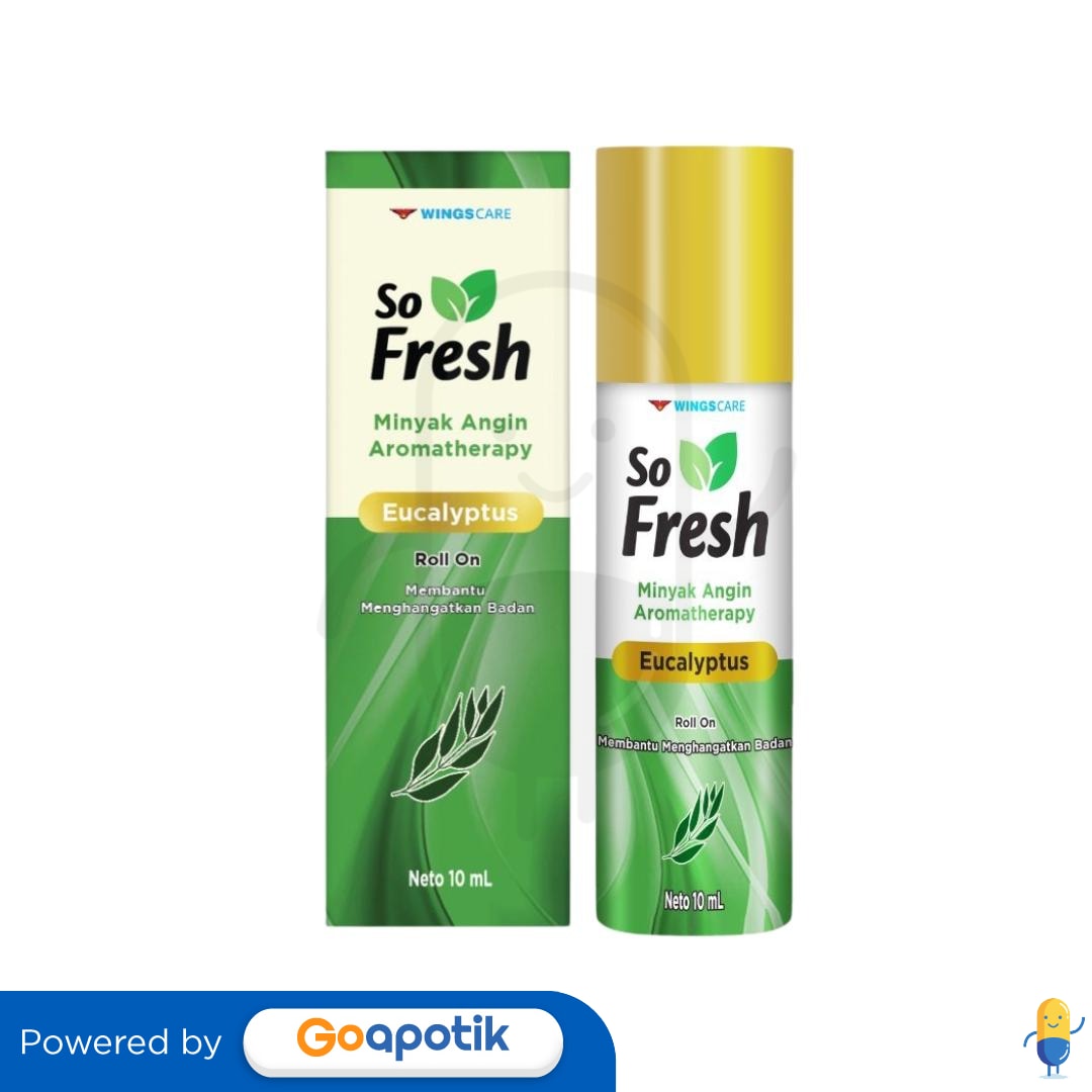 SO FRESH MINYAK ANGIN AROMATHERAPY EUCALYPTUS ROLL ON 10 ML