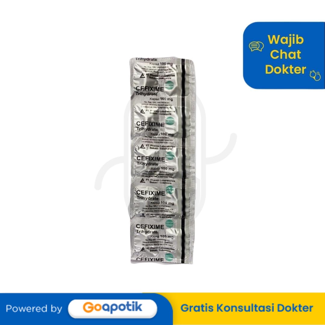 CEFIXIME TRIHYDRATE PHARMA 100 MG STRIP 10 KAPSUL