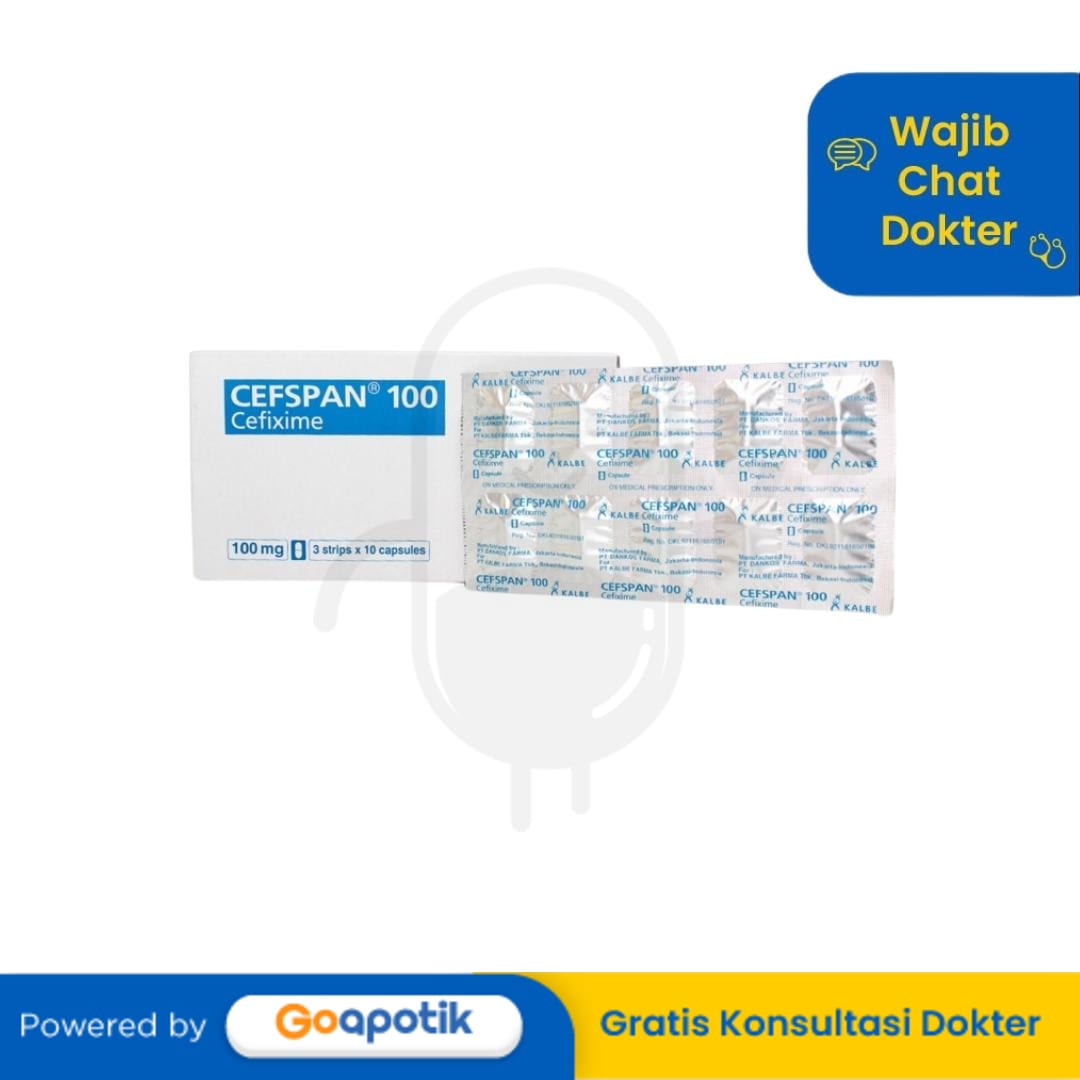 CEFSPAN 100 MG STRIP 10 KAPSUL