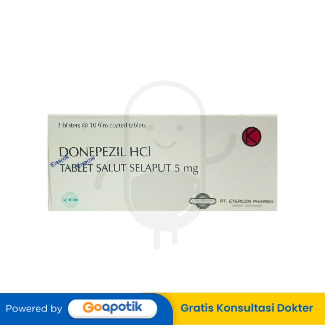 DONEPEZIL HCL ETERCON 5 MG BOX 30 TABLET