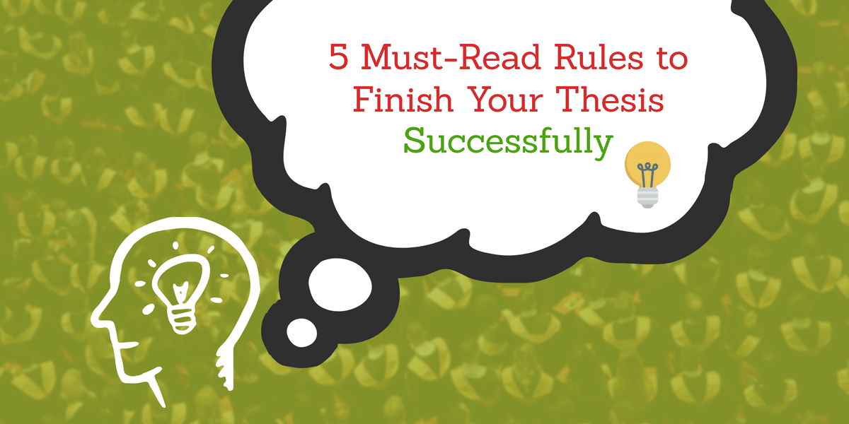 rules for a thesis
