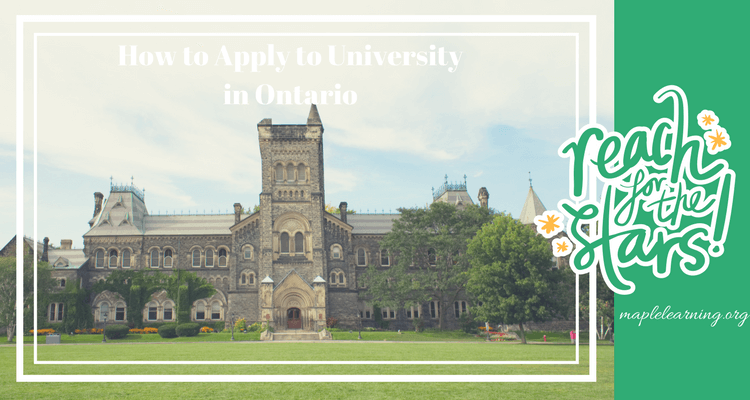 Applying to Ontario university