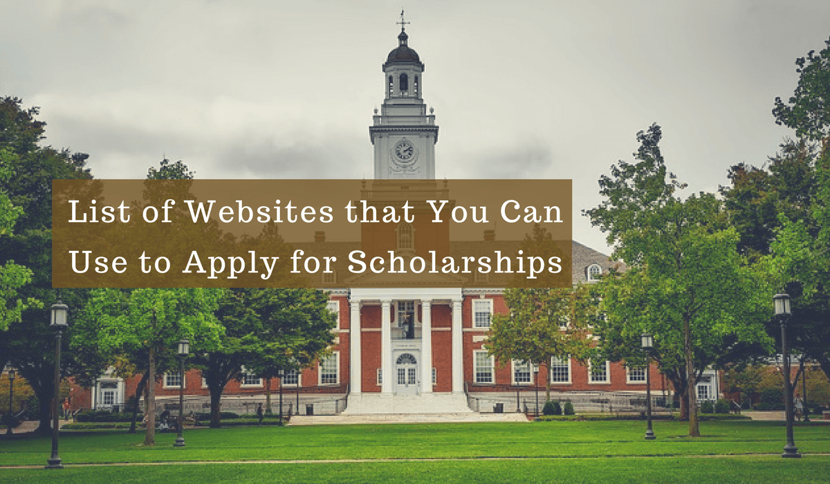 Websites for Scholarships