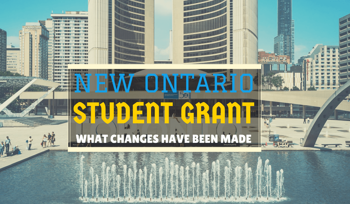 New Ontario Student Grant