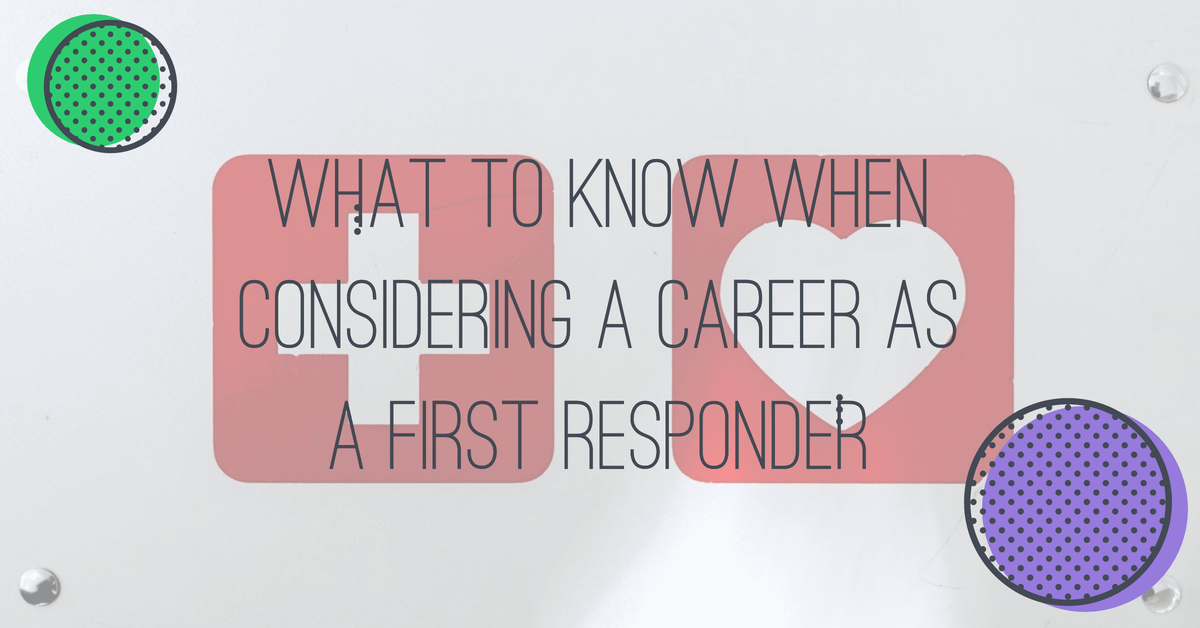 Career as a First Responder