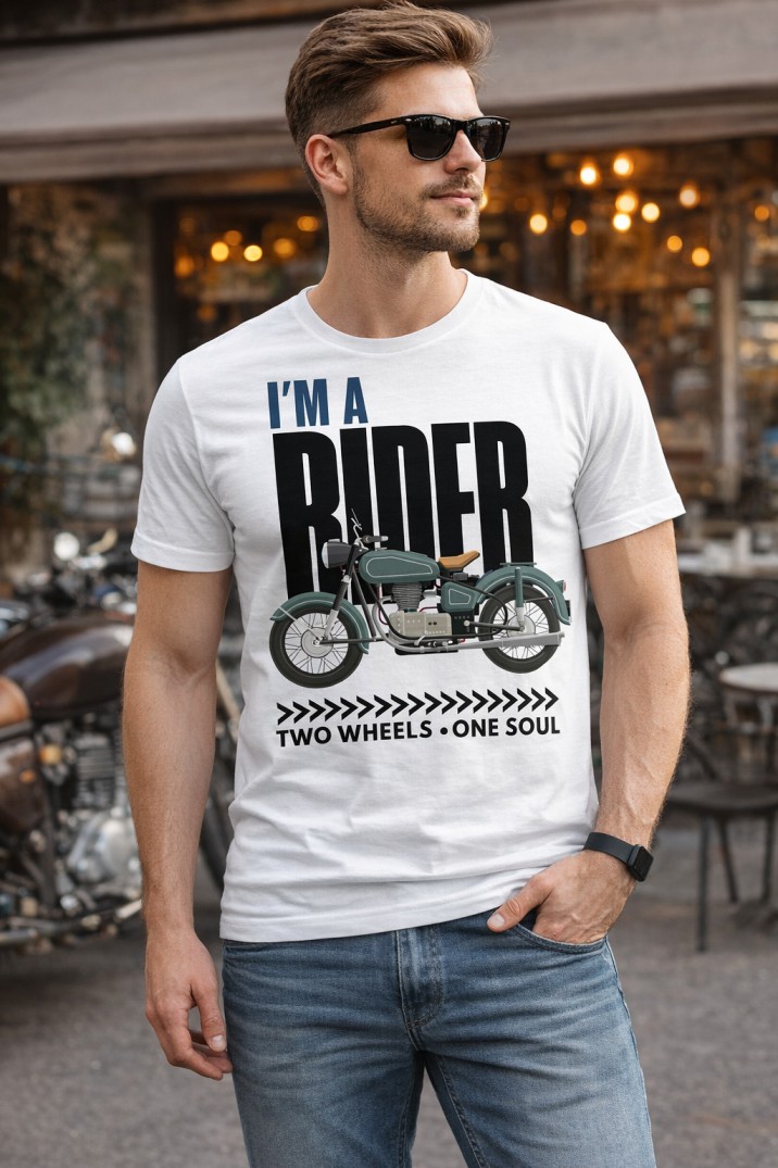I'm A Rider Biker Graphic T-Shirt