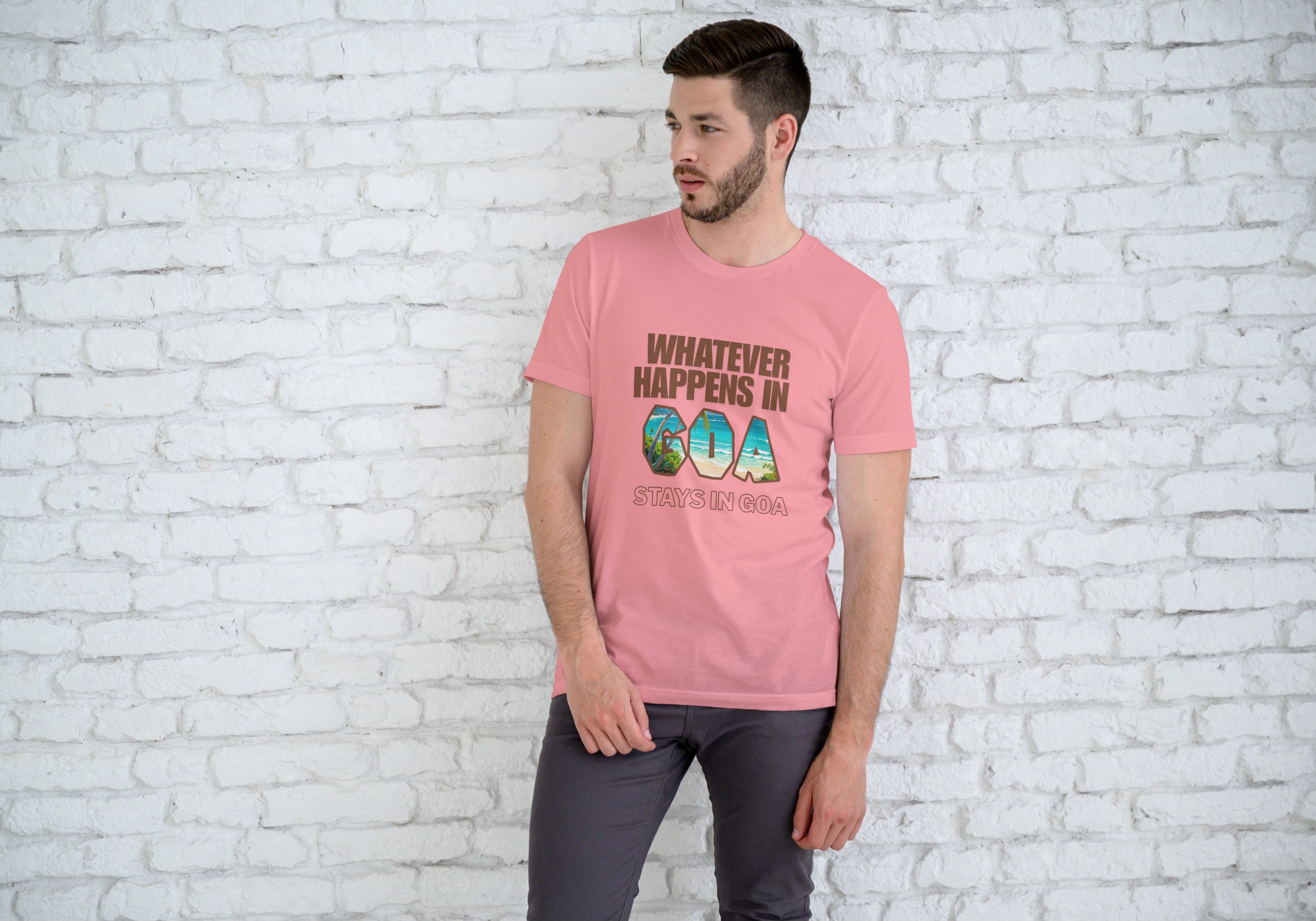 Whatever Happens In Goa Graphic T-Shirt