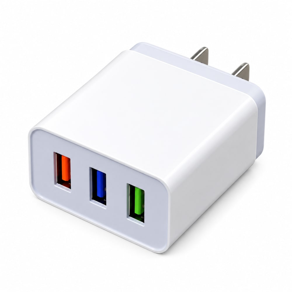 Cargador Spartan de pared multipuerto x 3 sin cable - imagen 1