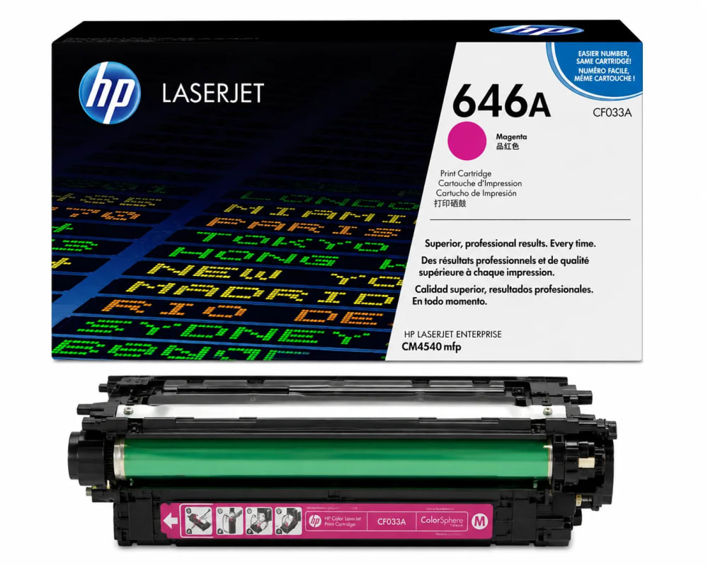 Tóner HP 646A magenta CF033AC original - imagen 1