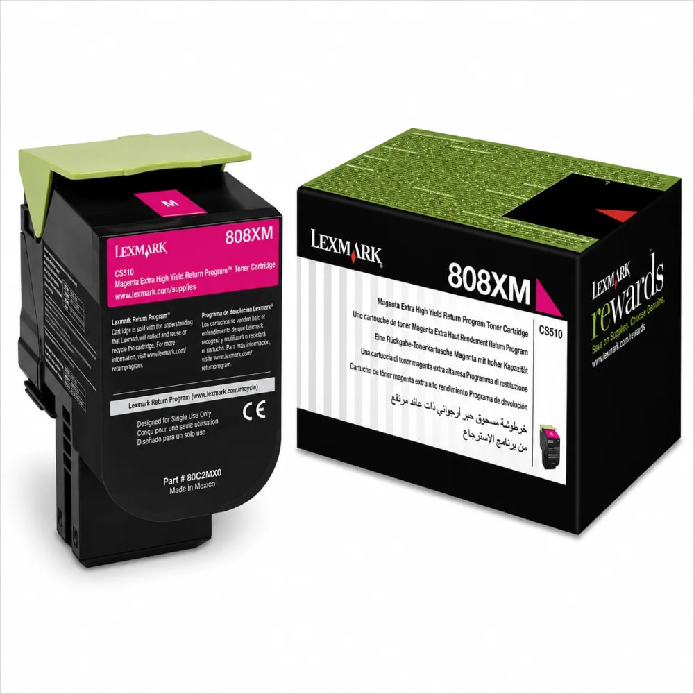 Tóner Lexmark 808XM (80C8XM0) magenta original - imagen 1