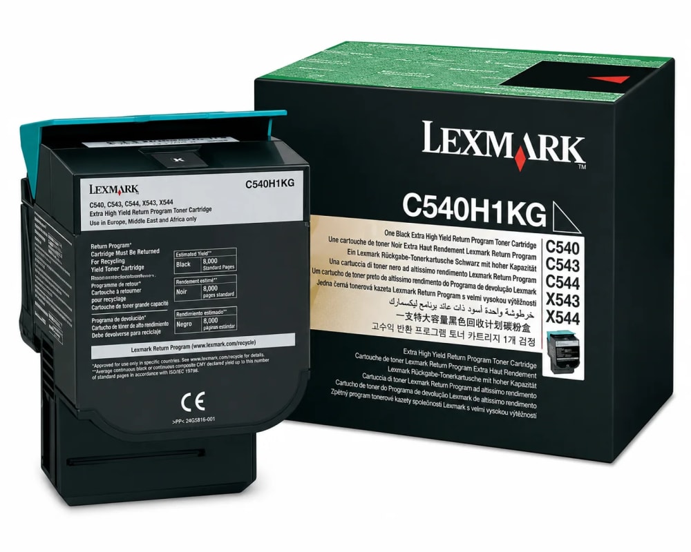 Tóner Lexmark C540H1KG negro original - imagen 1