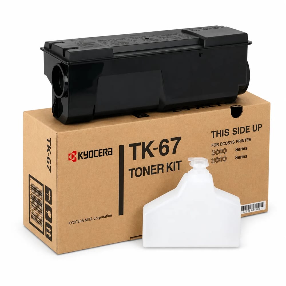 Tóner Kyocera TK-67 negro original - imagen 1