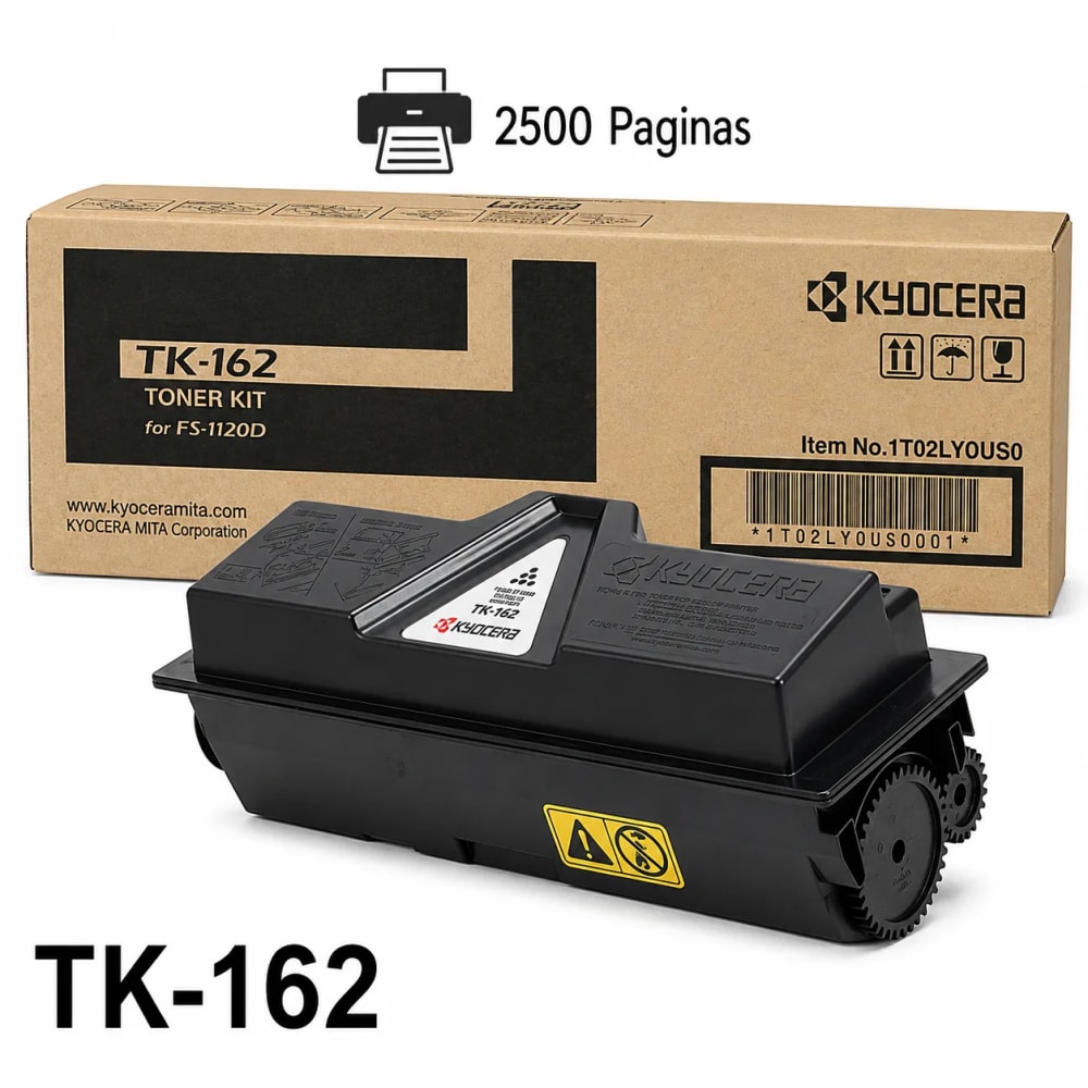 Tóner Kyocera TK-162 negro original - imagen 1