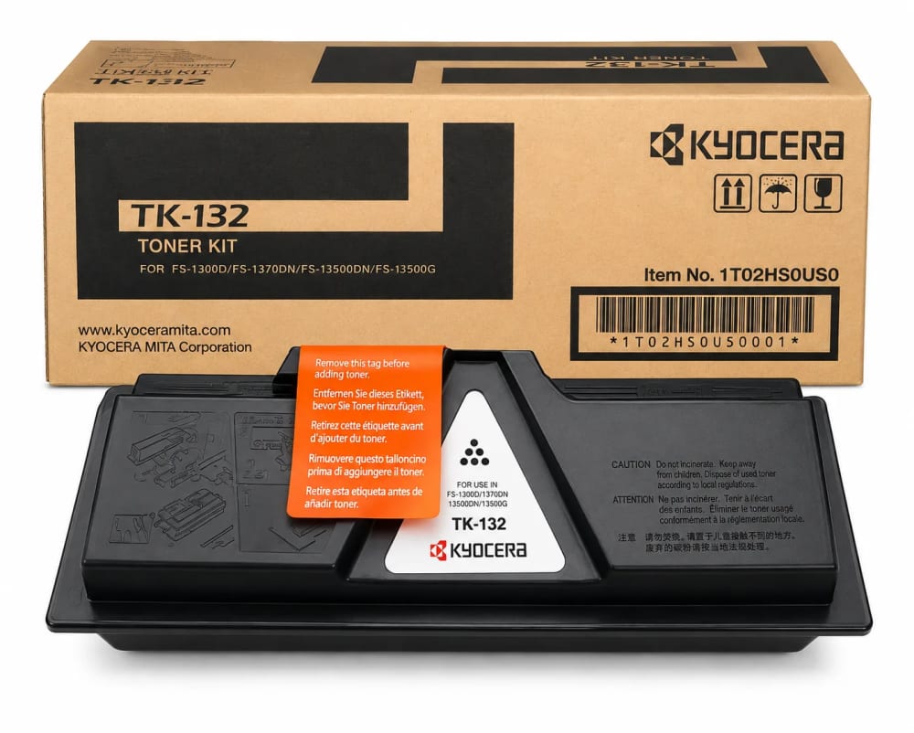 Tóner Kyocera TK-132 negro original - imagen 1