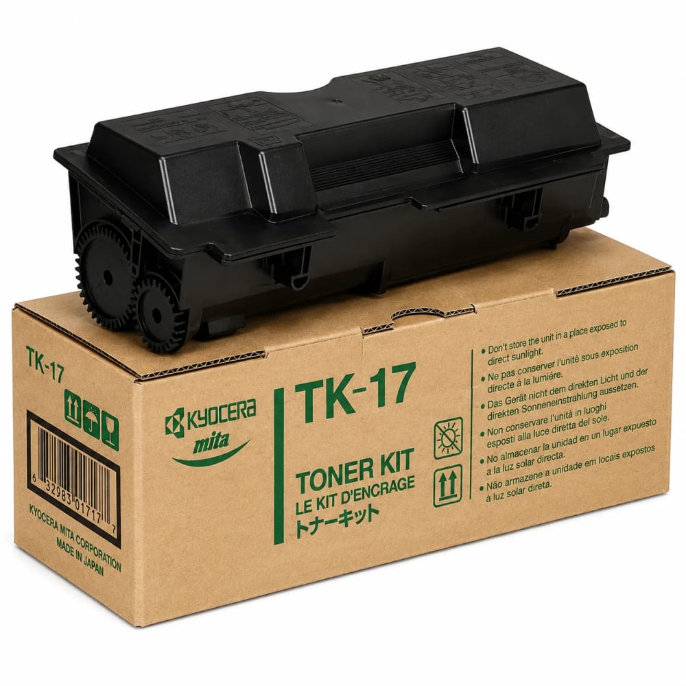 Tóner Kyocera TK-17 negro original - imagen 1