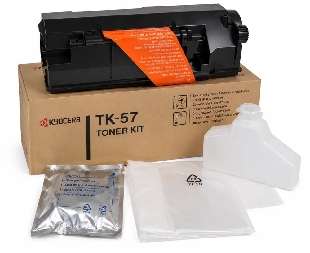 Tóner Kyocera TK-57 negro original - imagen 1