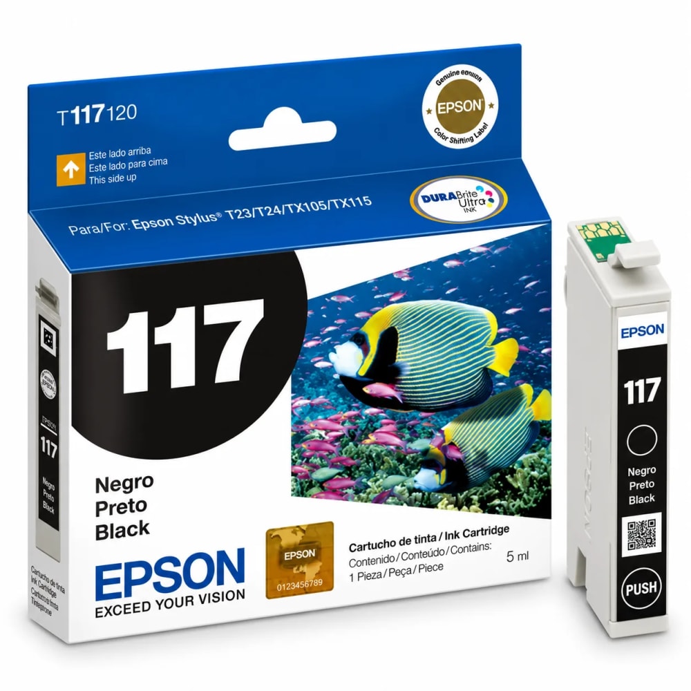 Cartucho Epson 117 negro T117120 original - imagen 1