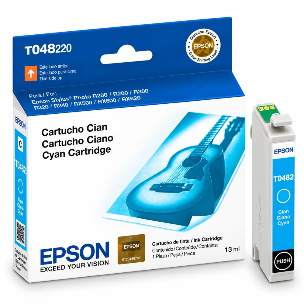 Cartucho Epson guitarra cian T048220 original - imagen 1