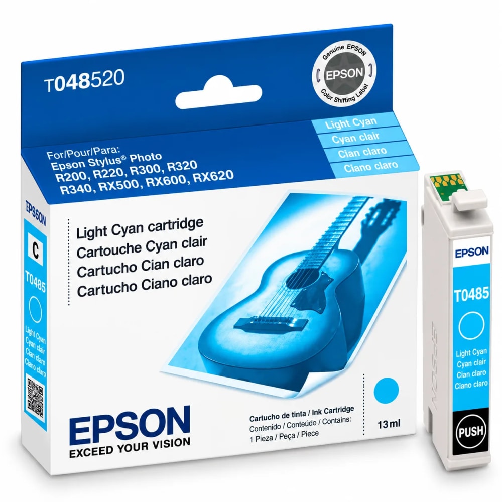 Cartucho Epson guitarra cian claro T048520 original - imagen 1