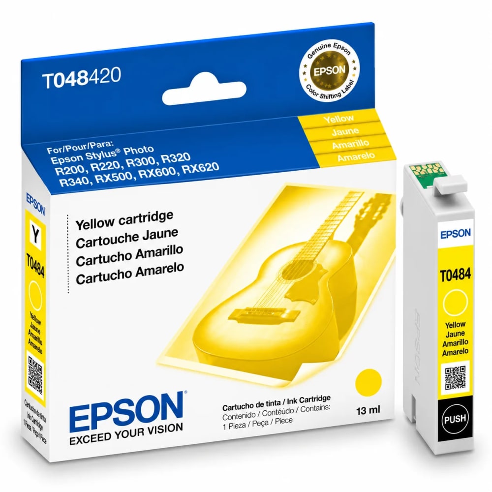 Cartucho Epson guitarra amarillo T048420 original - imagen 1