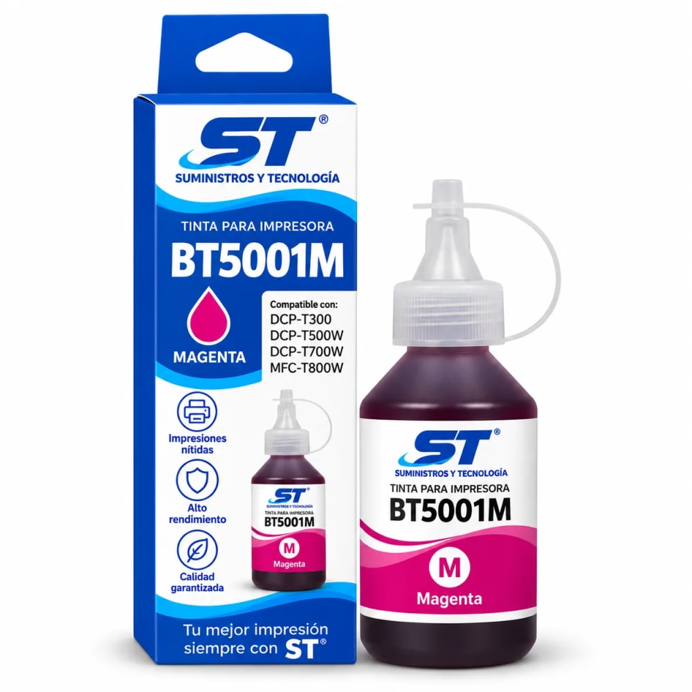 Tinta alternativa ST BT5001 magenta 50 ml para impresoras Brother - imagen 1