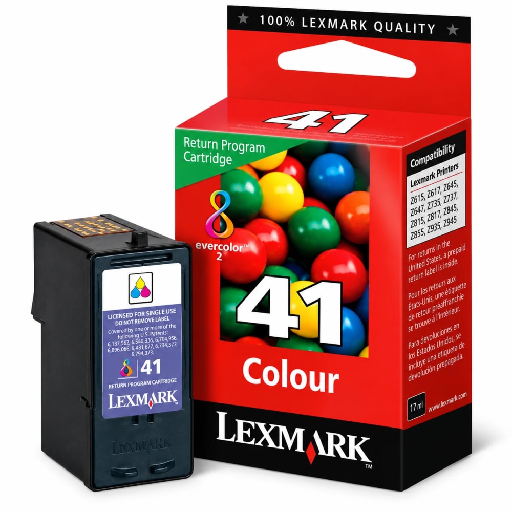 Cartucho Lexmark 41 color original - imagen 1