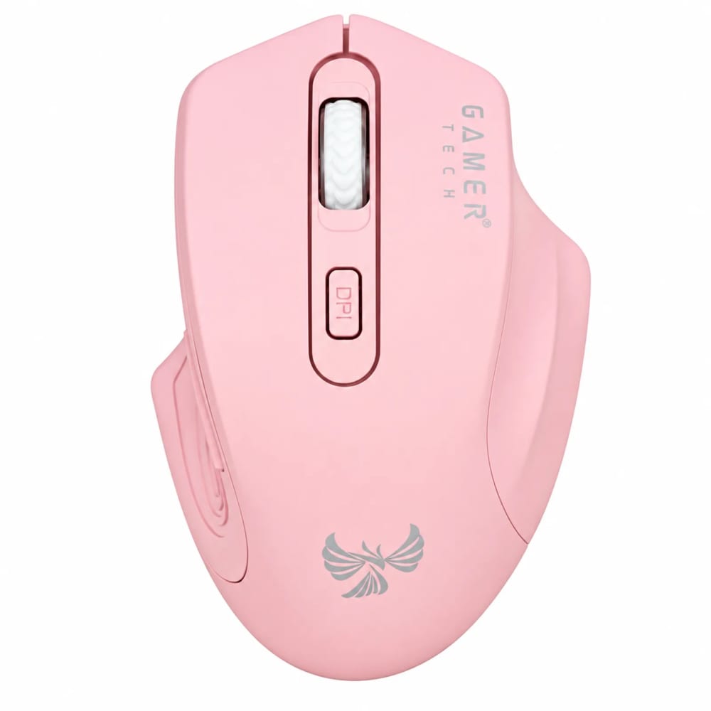Mouse inalámbrico Jaltech rosa JAL-1800 - imagen 1